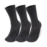 Meia Unissex Under Armour Core Cotton Cano Alto - Preta - Pacote com 3 pares